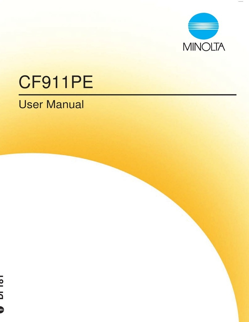 Minolta CF911PE User manual
