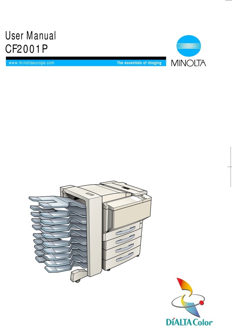 Minolta CF2001P User manual Minolta CF2001P User manual