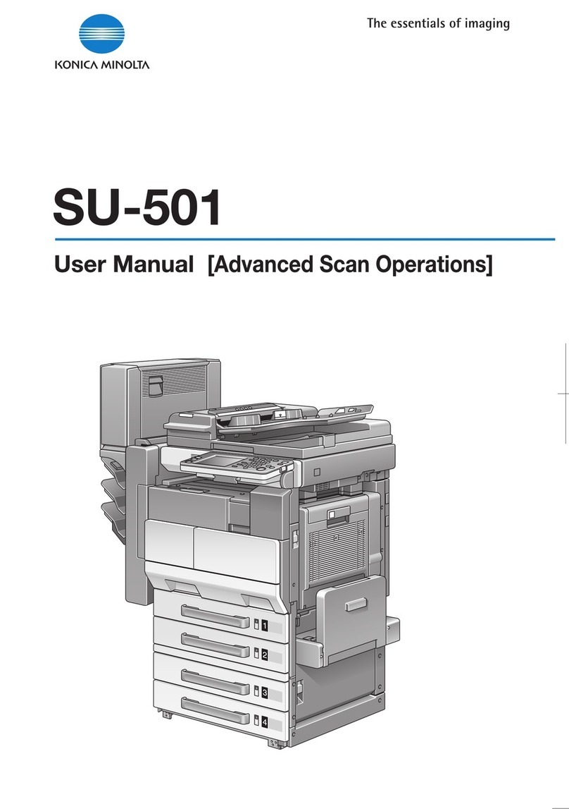 Konica Minolta SU-501 user manual