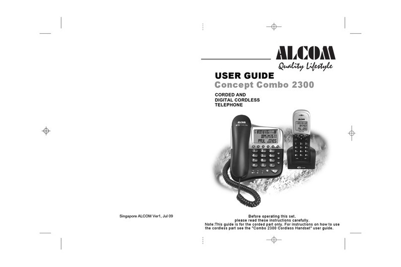 ALcom Concept Combo 2300 user guide ALcom Concept Combo 2300 user guide