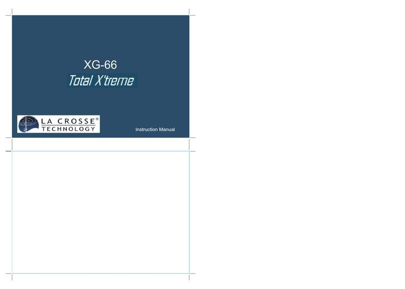 La Crosse Technology XG-66 Total X'treme User manual