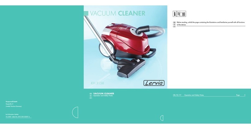 Lervia LERVIA KH 3158 Operation and safety notes