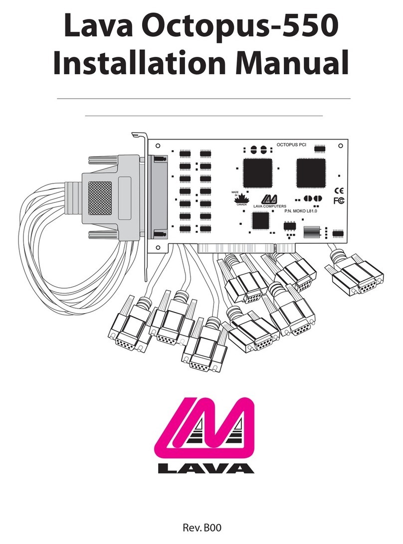 Lava Computer Octopus-550 User manual