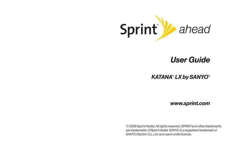 Sanyo Katana LX User manual