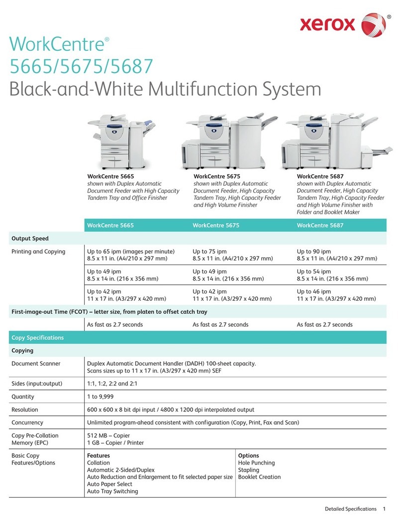 Xerox WorkCentre 5665 Operating and maintenance manual