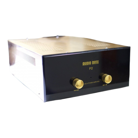 Audio Note P1 Technical manual
