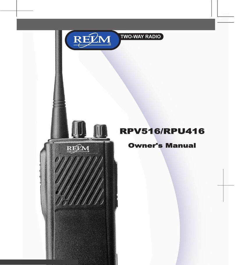 RELM RPV516 owner's manual