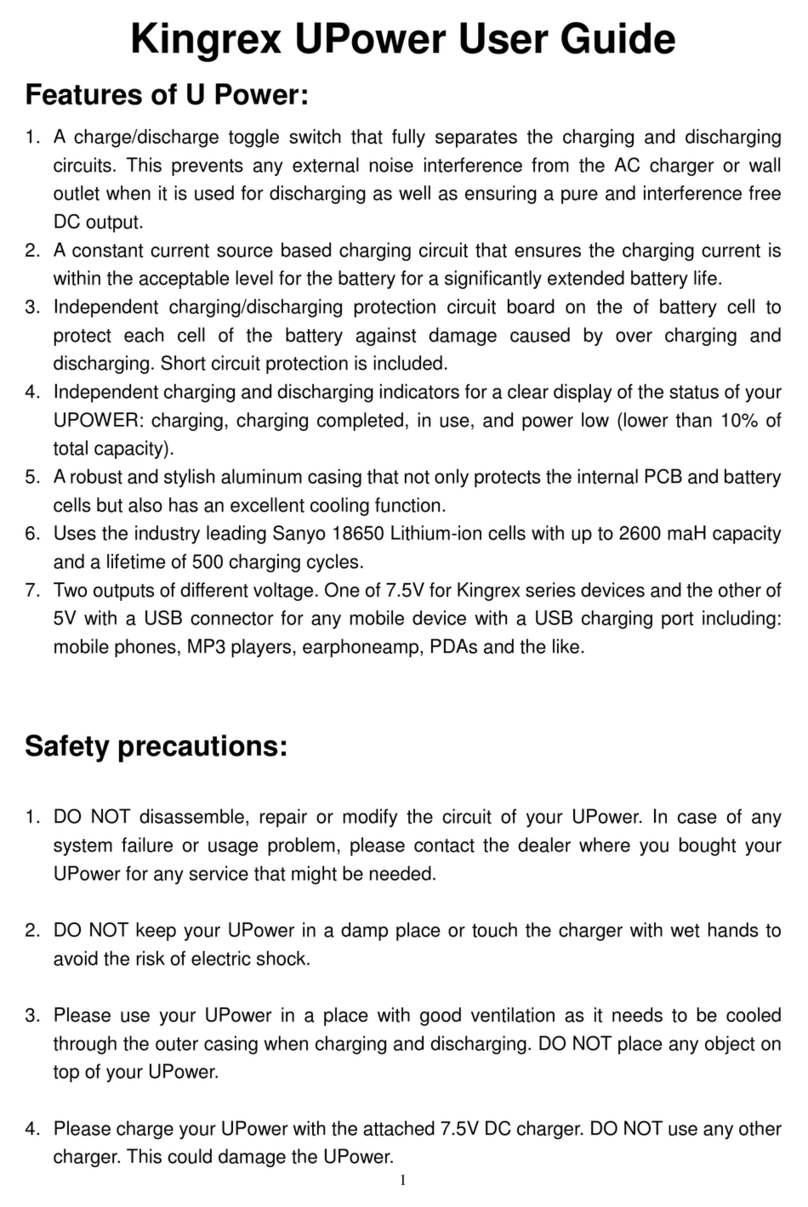 Kingrex UPower user guide