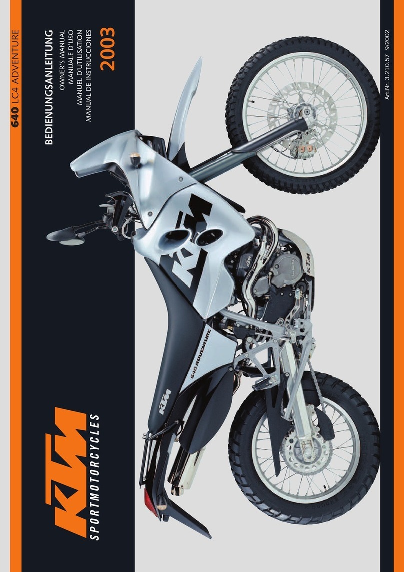 KTM 640 LC4 ADVENTURE 2003 owner's manual