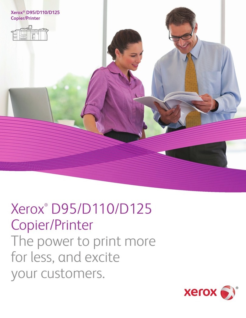 Xerox D95 Operating and maintenance manual