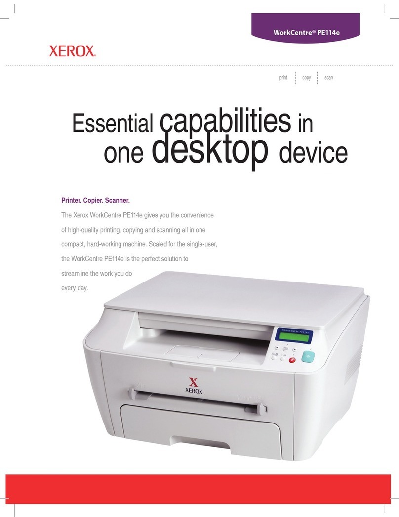 Xerox Work Centre PE114e Owner's manual