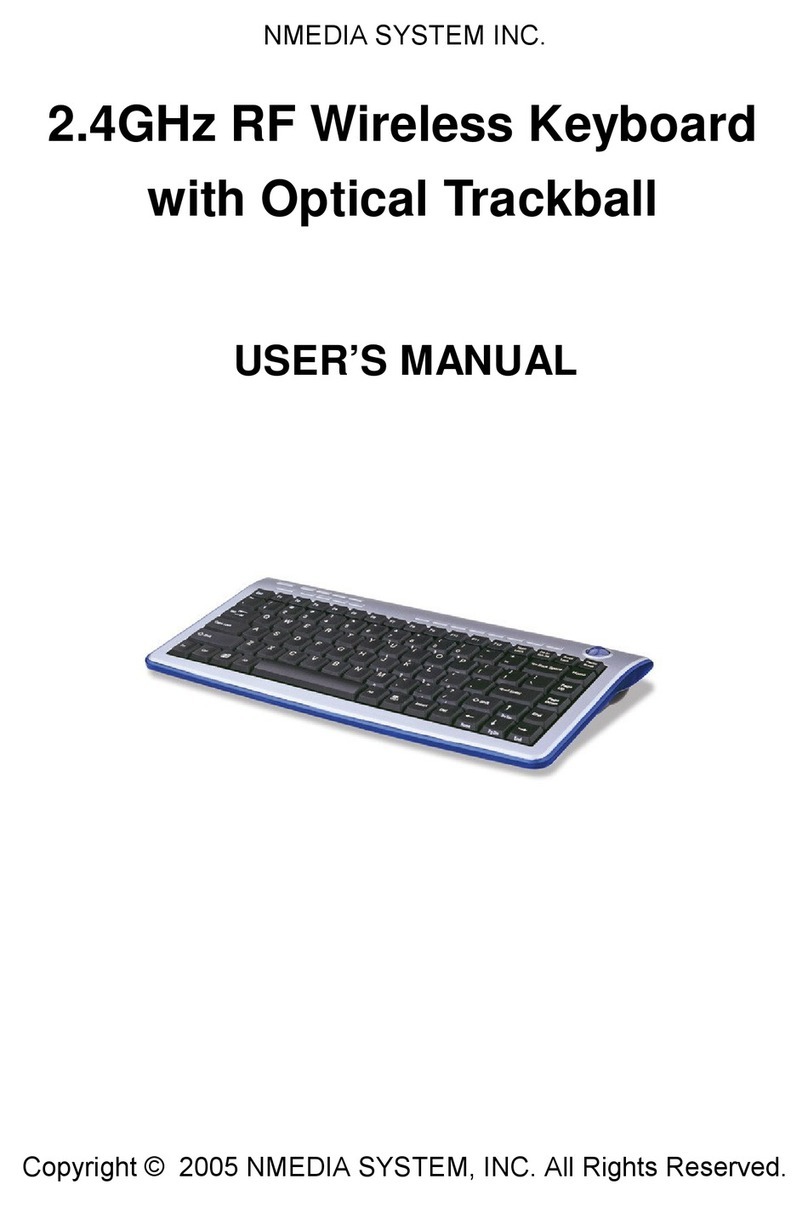 nMedia 2.4GHz RF Wireless user manual