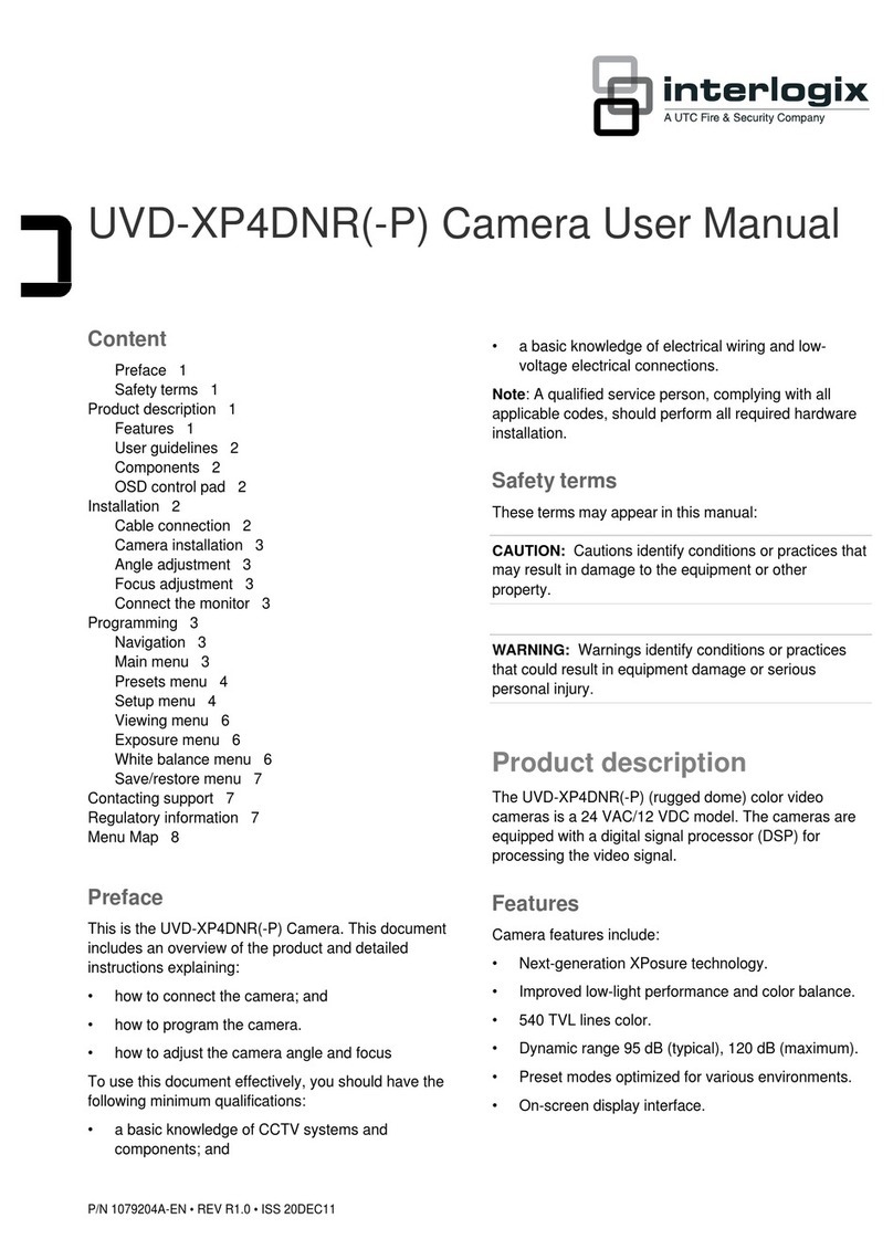Interlogix UVD-XP4DNR(-P) User manual