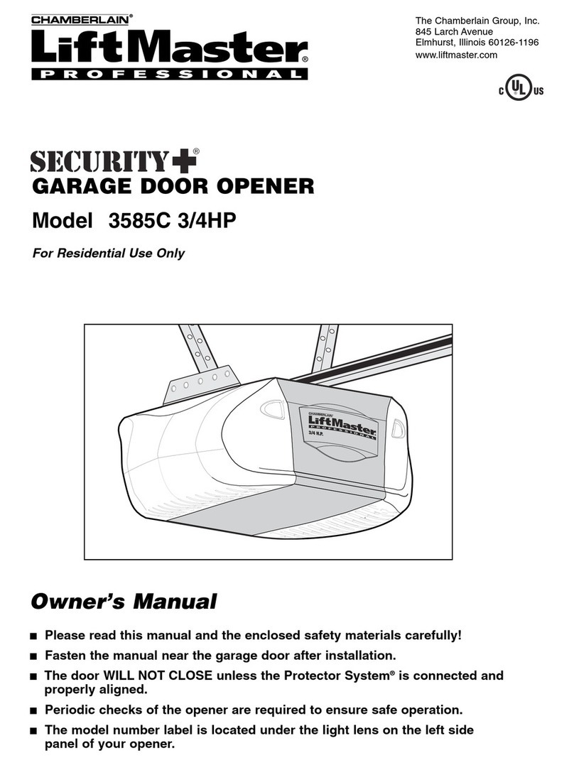 Chamberlain Elite 3585C User manual