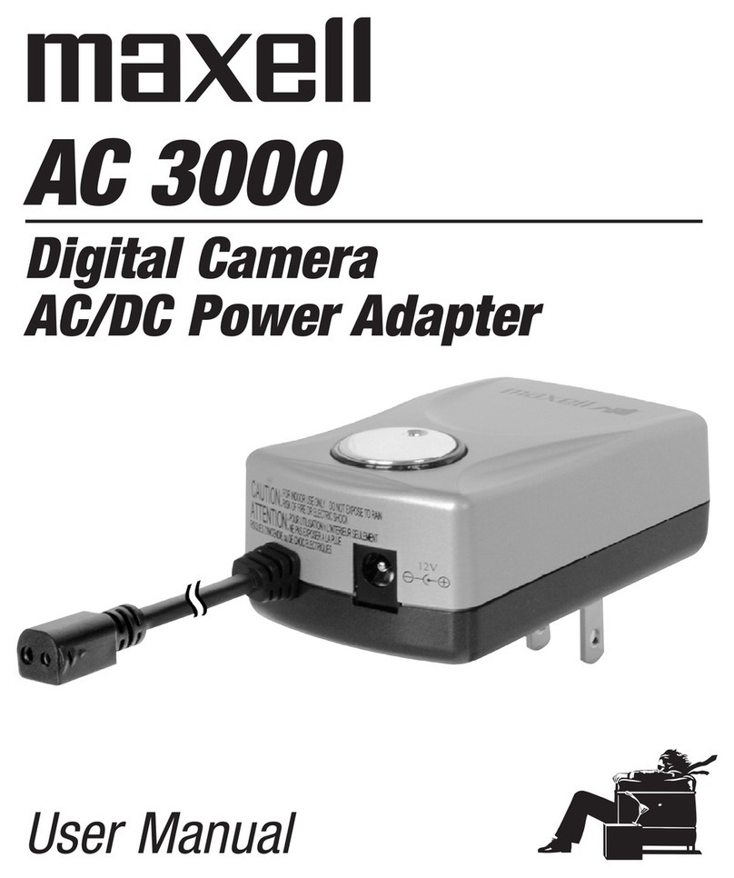 Maxell AC3000 user manual