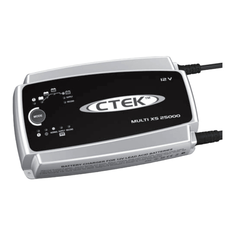 CTEK MULTI XS 25000 User manual CTEK MULTI XS 25000 User manual