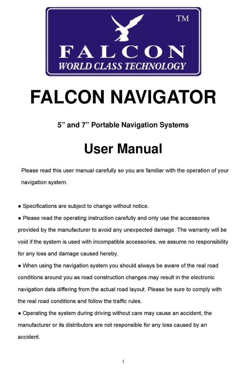 Falcon NAVIGATOR User manual