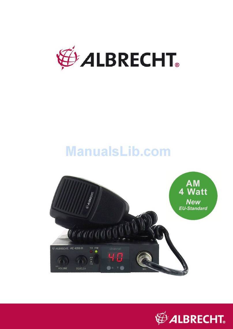 Albrecht AE 4200 R operating manual