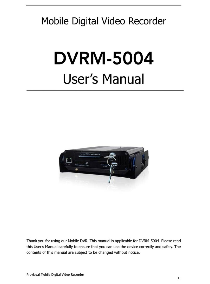 ProVisual DVRM-5004 User manual