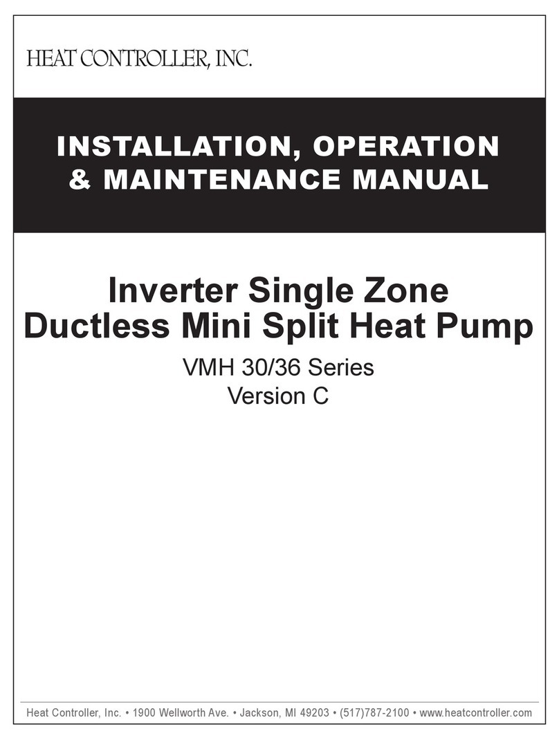 Heat Controller VMH 36 Series Instruction manual