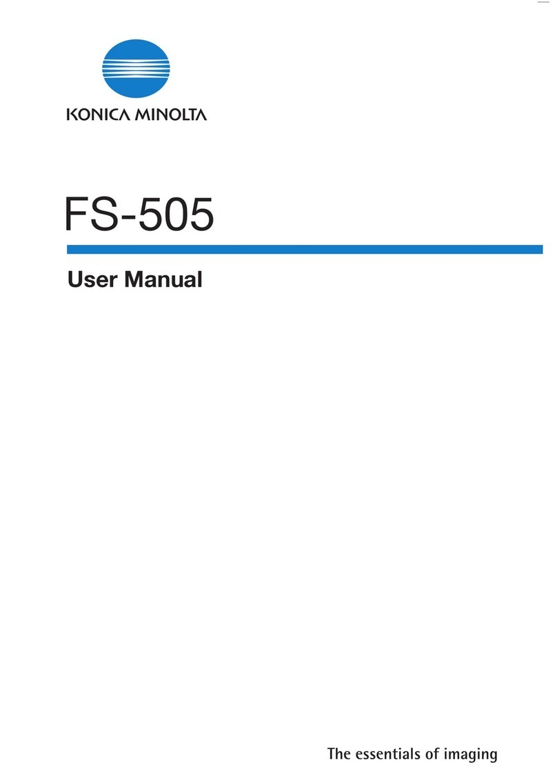 Konica Minolta FS-505 User manual