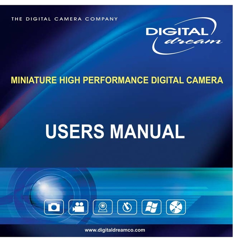 Digital Dream MINIATURE HIGH PERFORMANCE DIGITAL CAMERA User manual