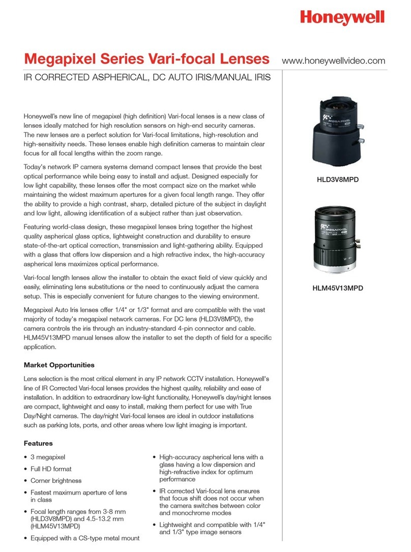 Honeywell HLD3V8MPD User manual