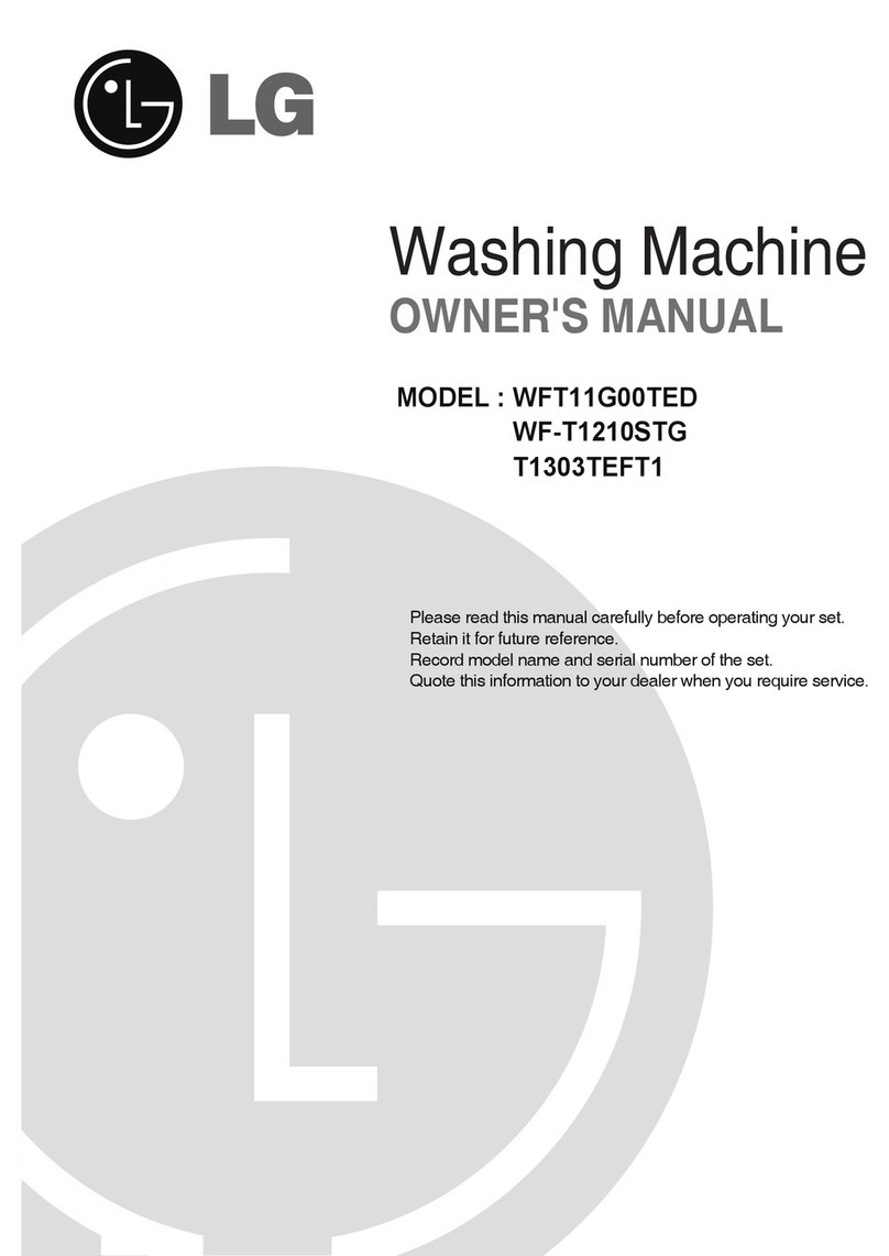 LG WFT11G00TED owner's manual LG WFT11G00TED owner's manual