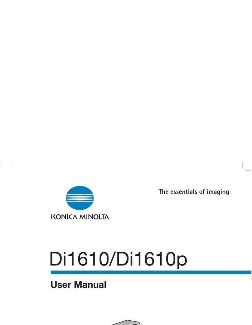 Konica Minolta Di1610 User manual