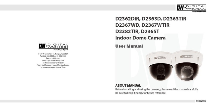 Digital Watchdog D2362DIR User manual Digital Watchdog D2362DIR User manual