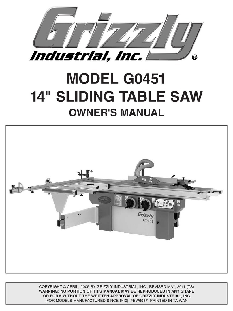 Grizzly G0451 User manual
