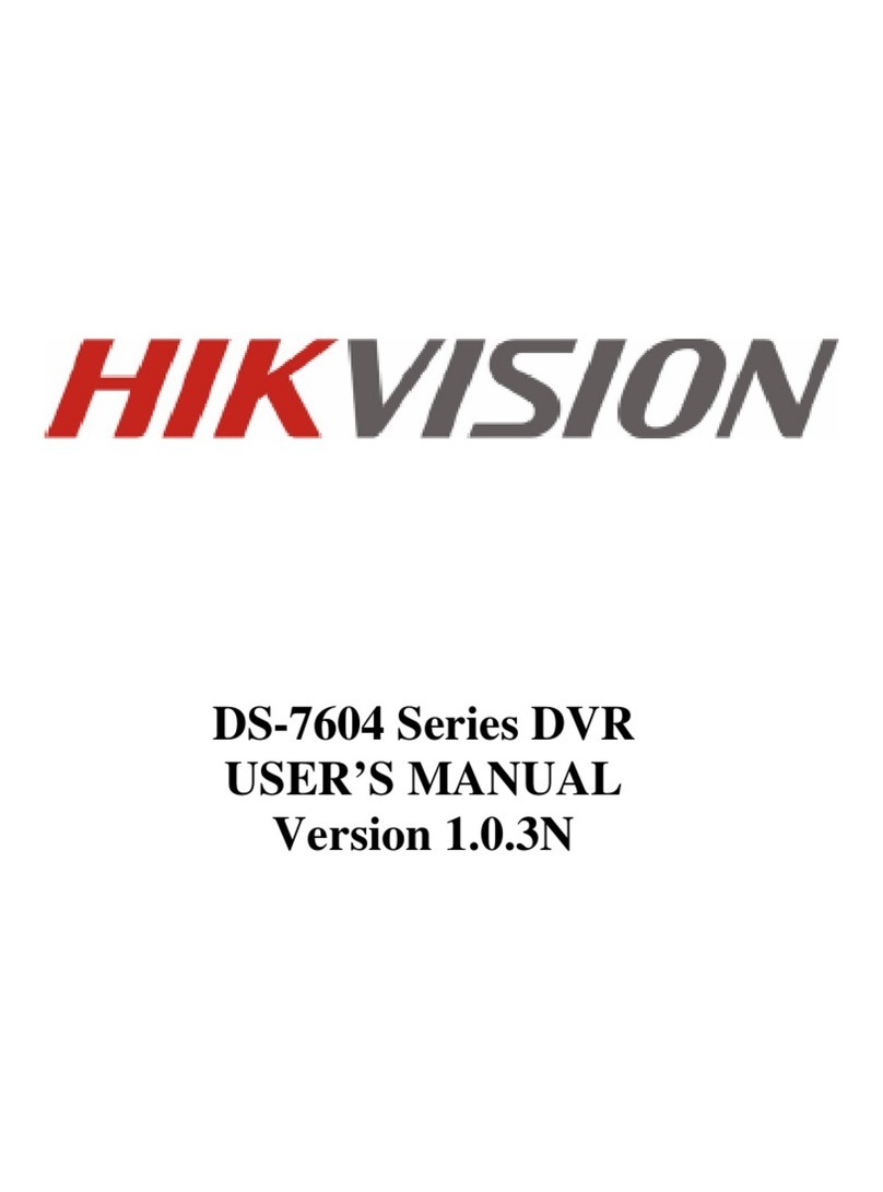 HIK VISION DS-7604 Series User manual