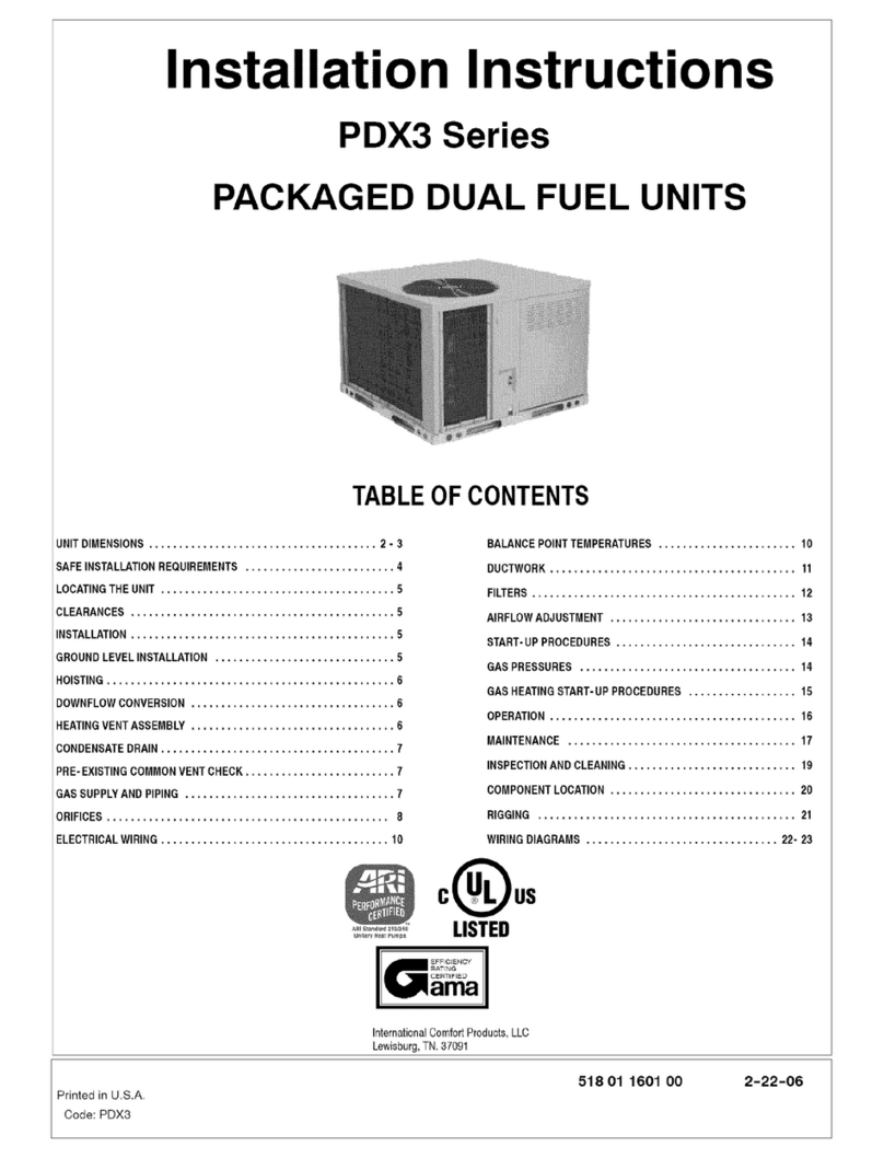 ICP PDX336080K01A1 User manual