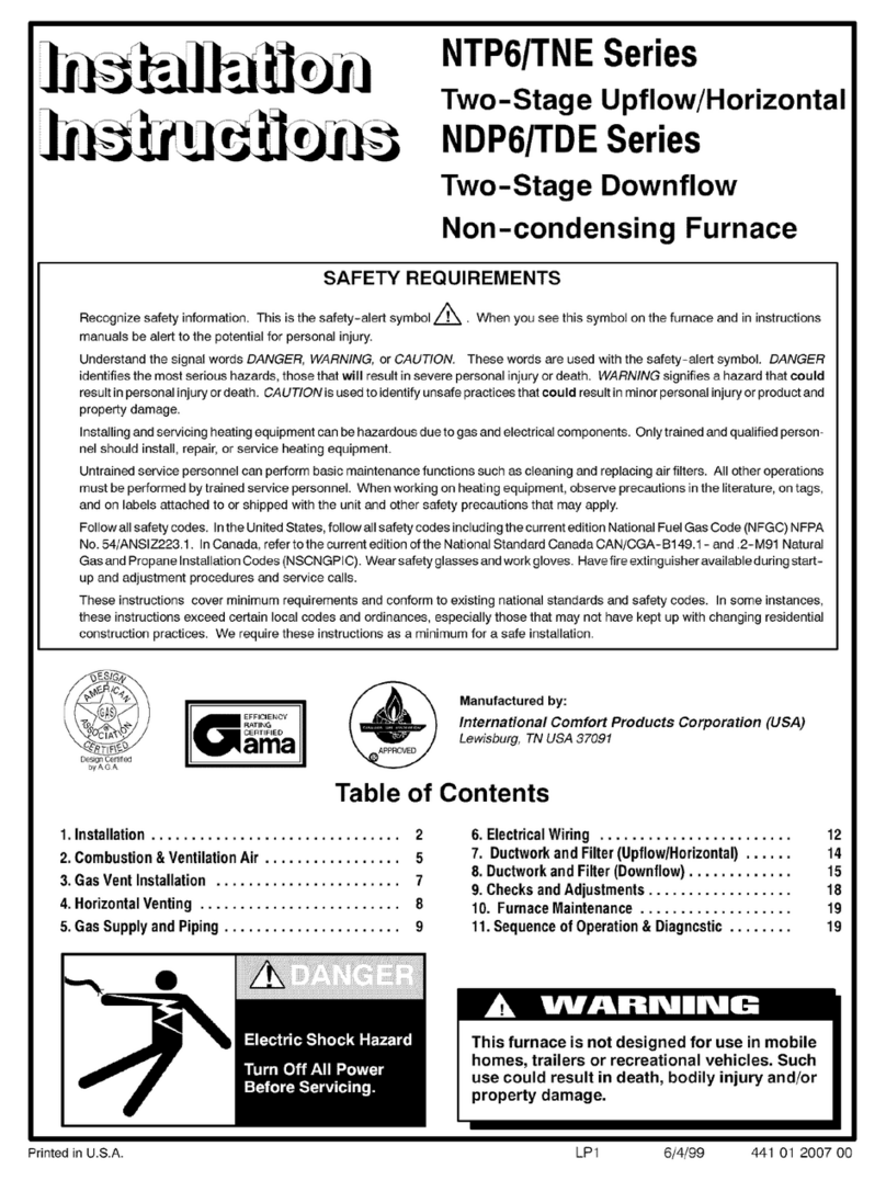 ICP NTP6/TNESeries installation instructions