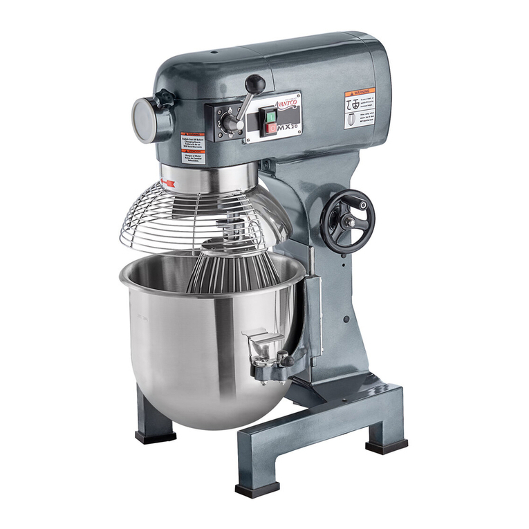 Avantco MX20 user manual