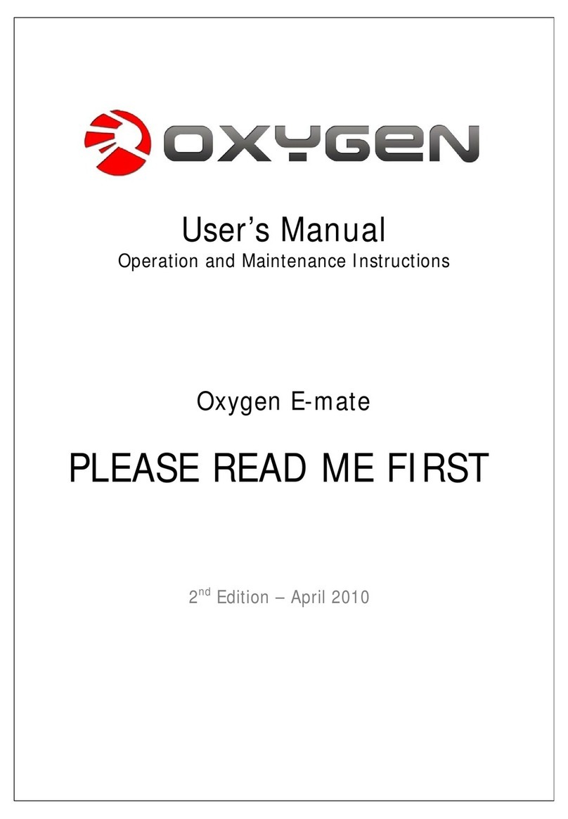 Oxygen E-mate Instruction Manual