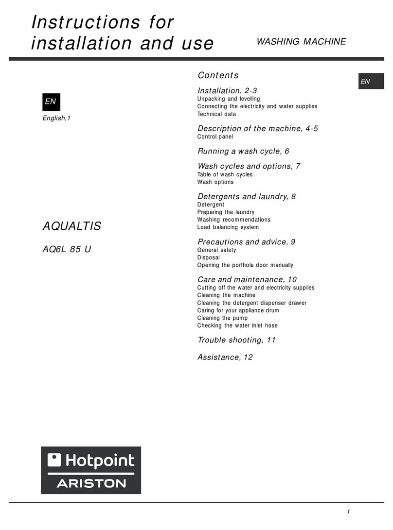 Ariston AQ6L 85 U Instructions for installation and use