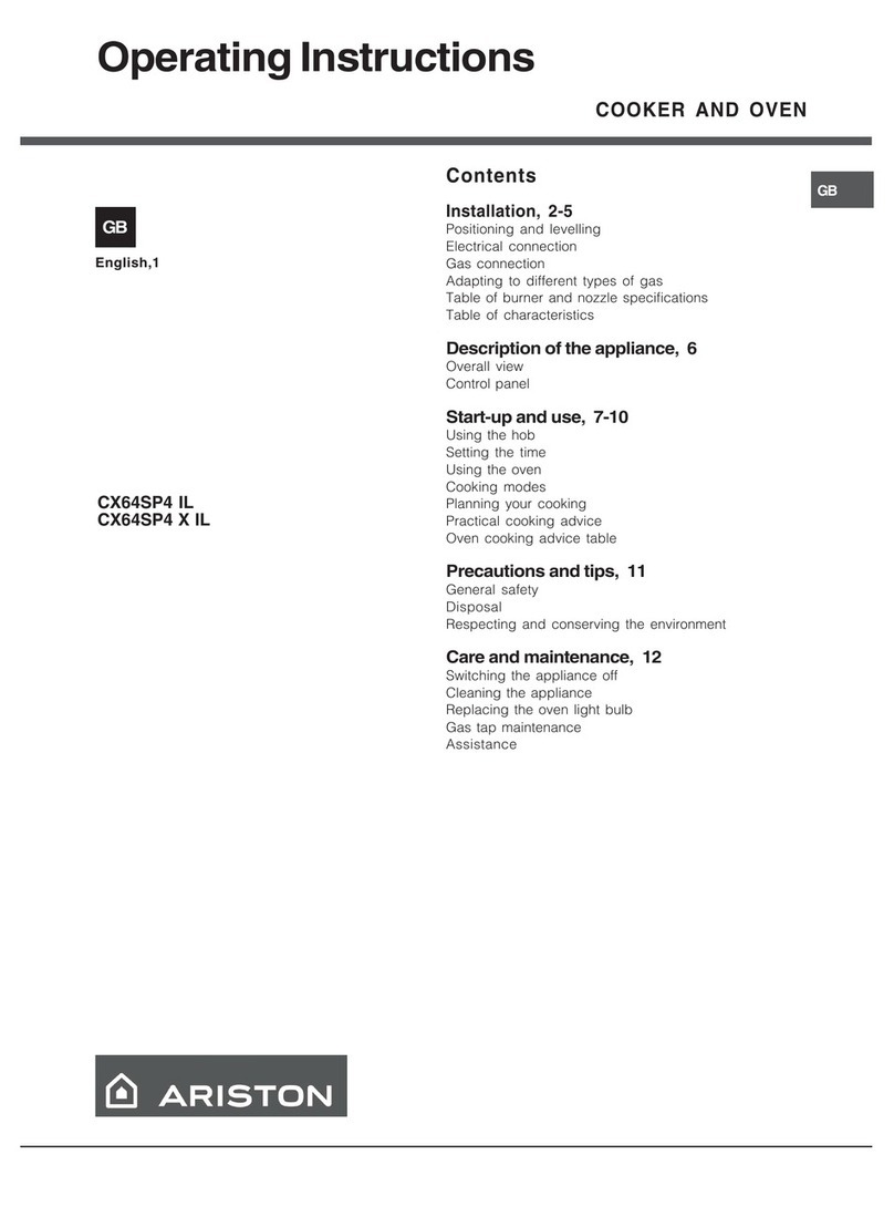 Ariston CX64SP4 IL User manual