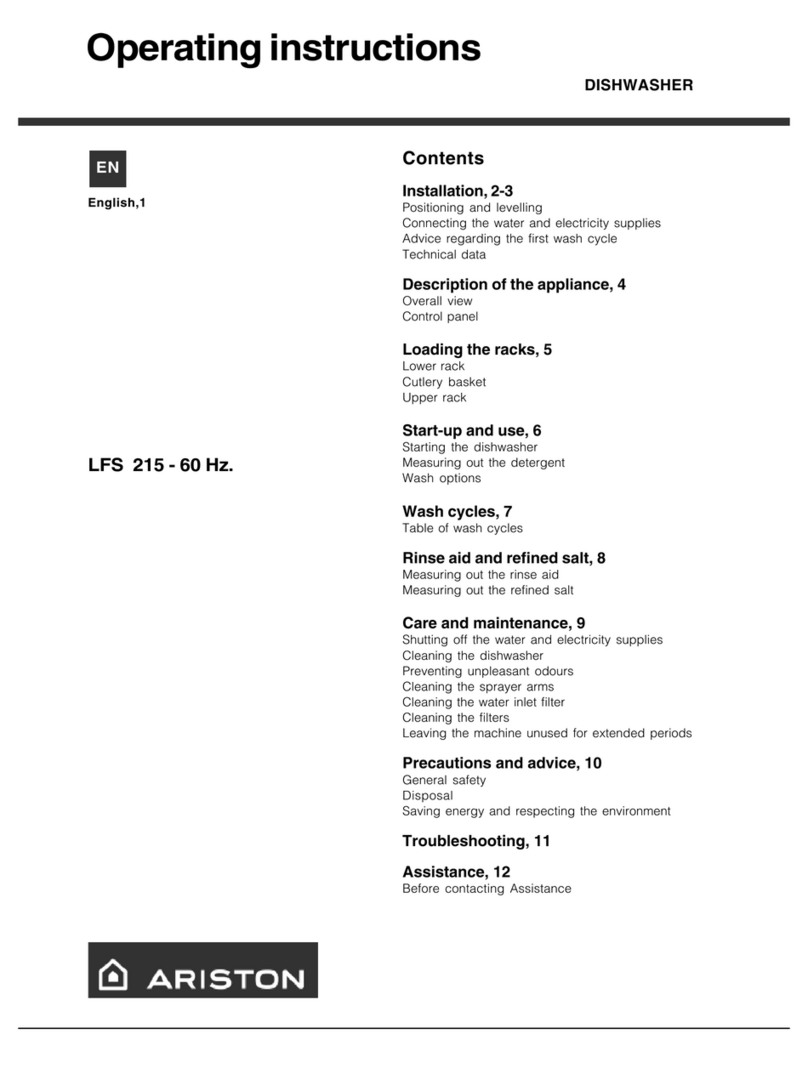 Ariston LFS 215 User manual