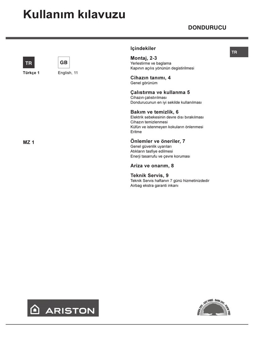 Ariston MZ 1 User manual