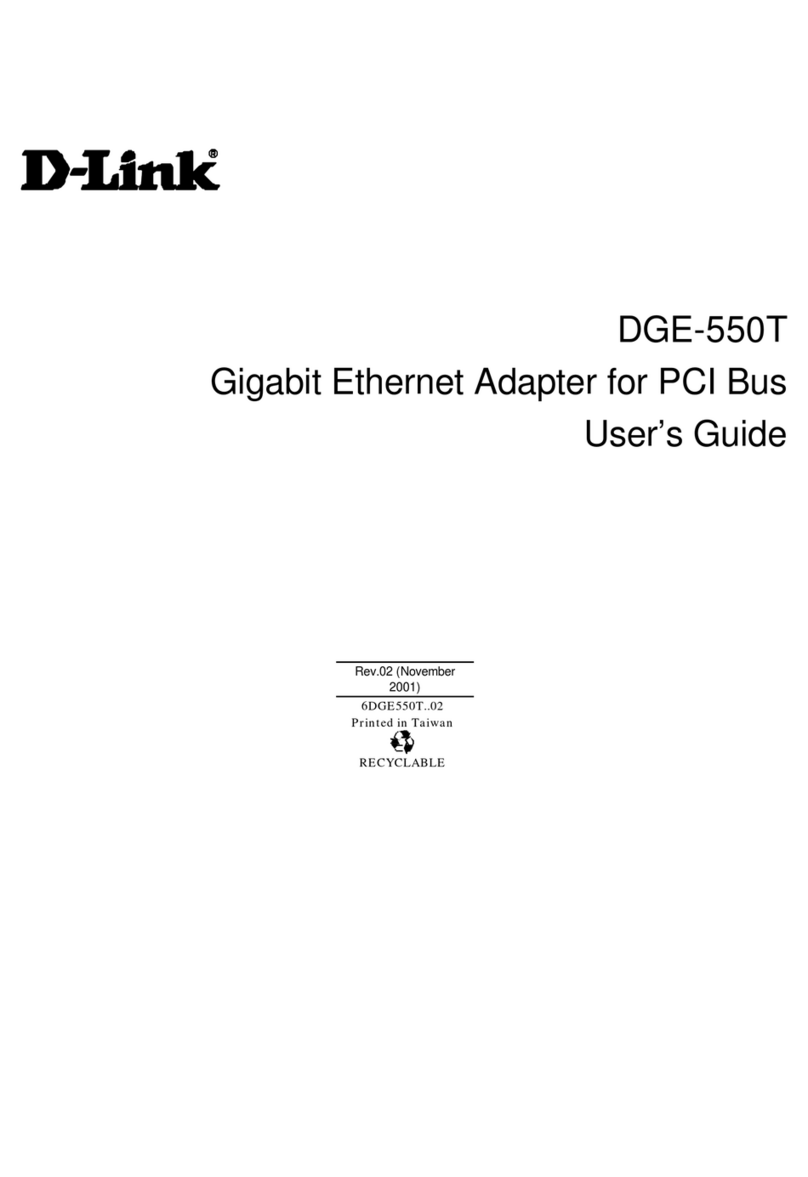 D-Link DGE-550T User manual D-Link DGE-550T User manual