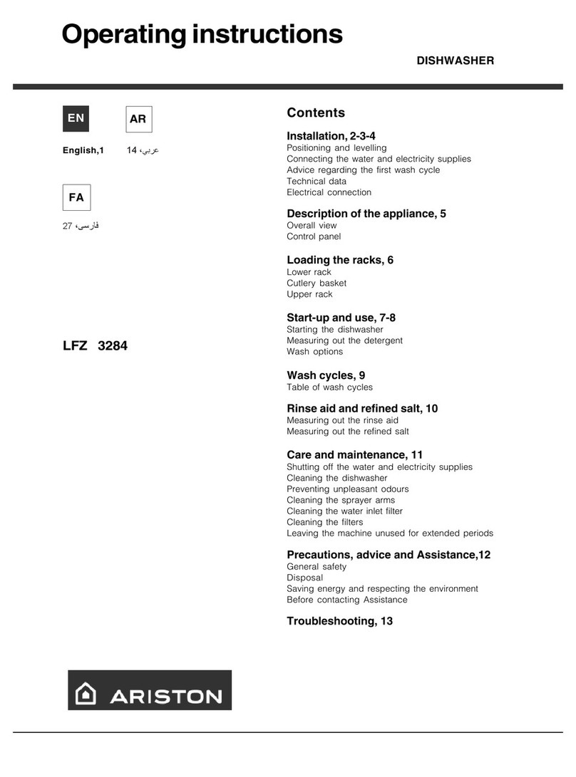Ariston LFZ 3284 User manual