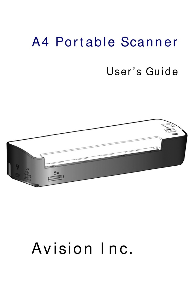 Avision A4 Portable Scanner user guide