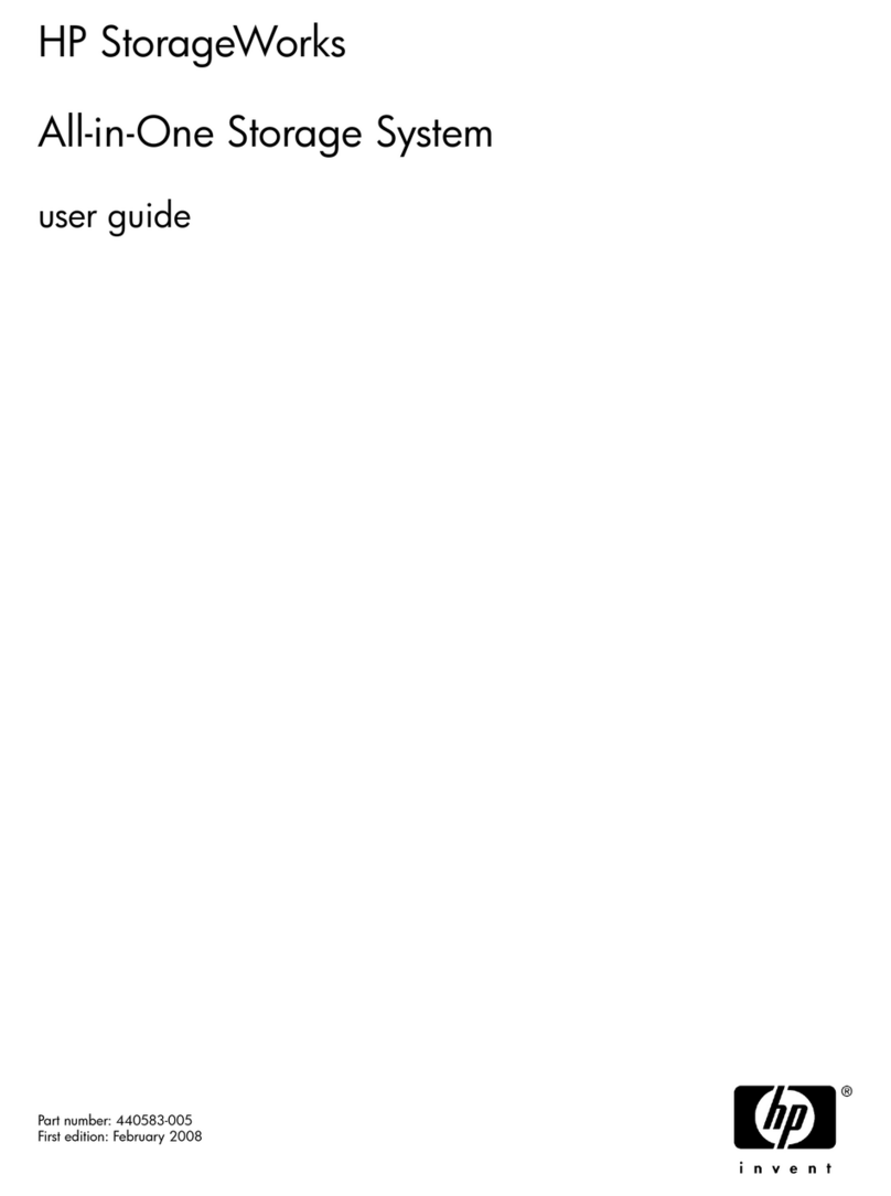 HP STORAGEWORKS ALL-IN-ONE STORAGE SYSTEM User manual