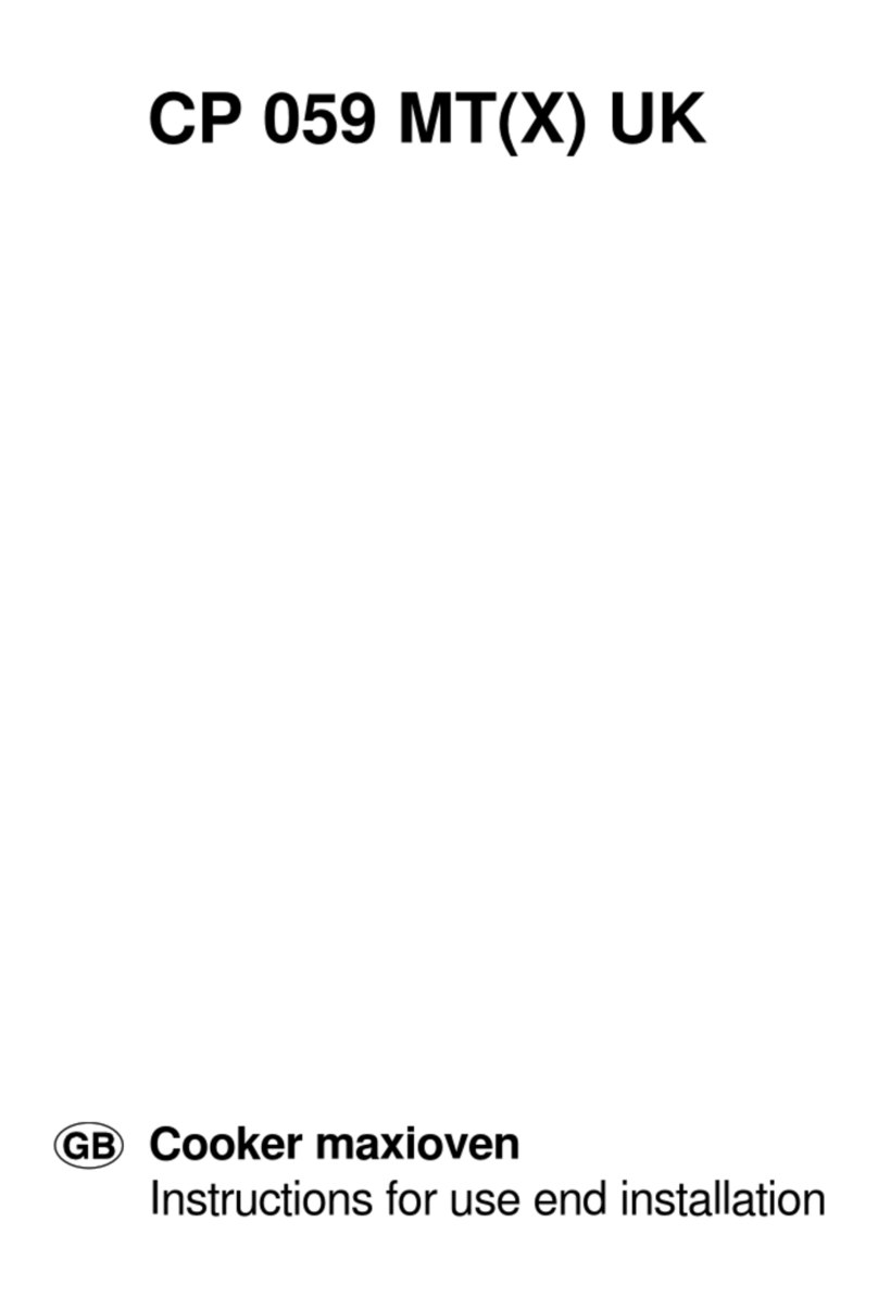 Ariston CP 059 MT UK Instructions for use end installation