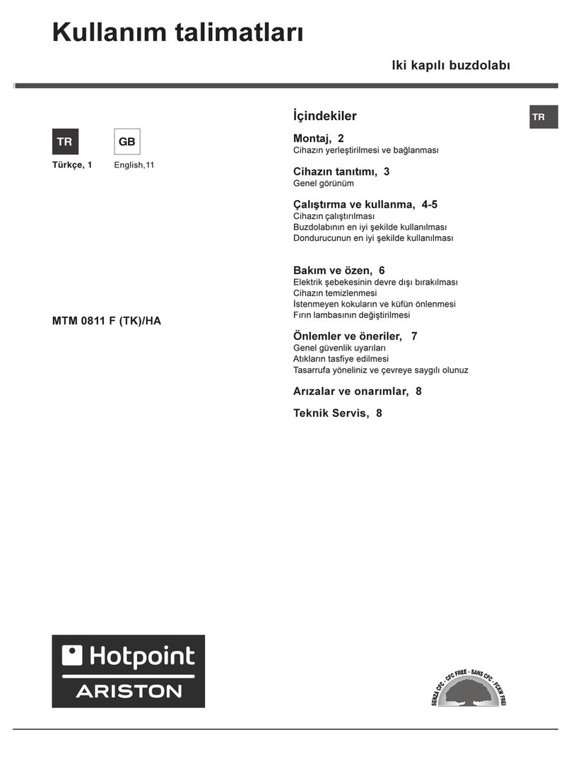 Hotpoint Ariston MTM 0811 F HA User manual