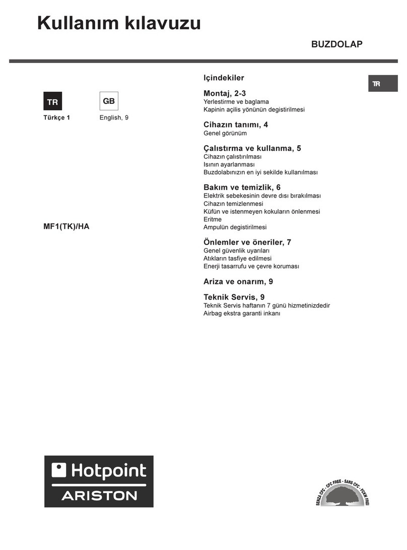 Hotpoint Ariston MF 1 User manual