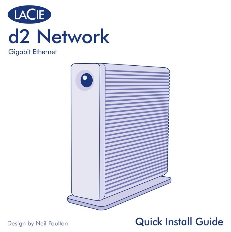 LaCie D2 BLU-RAY XL Quick install guide