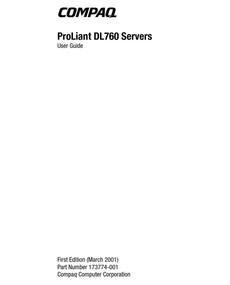 Compaq DL760 - ProLiant - 1 GB RAM User manual