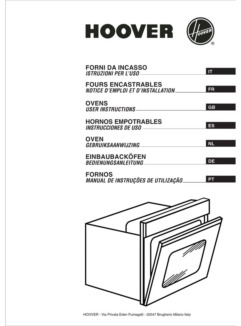 Hoover Ovens User manual